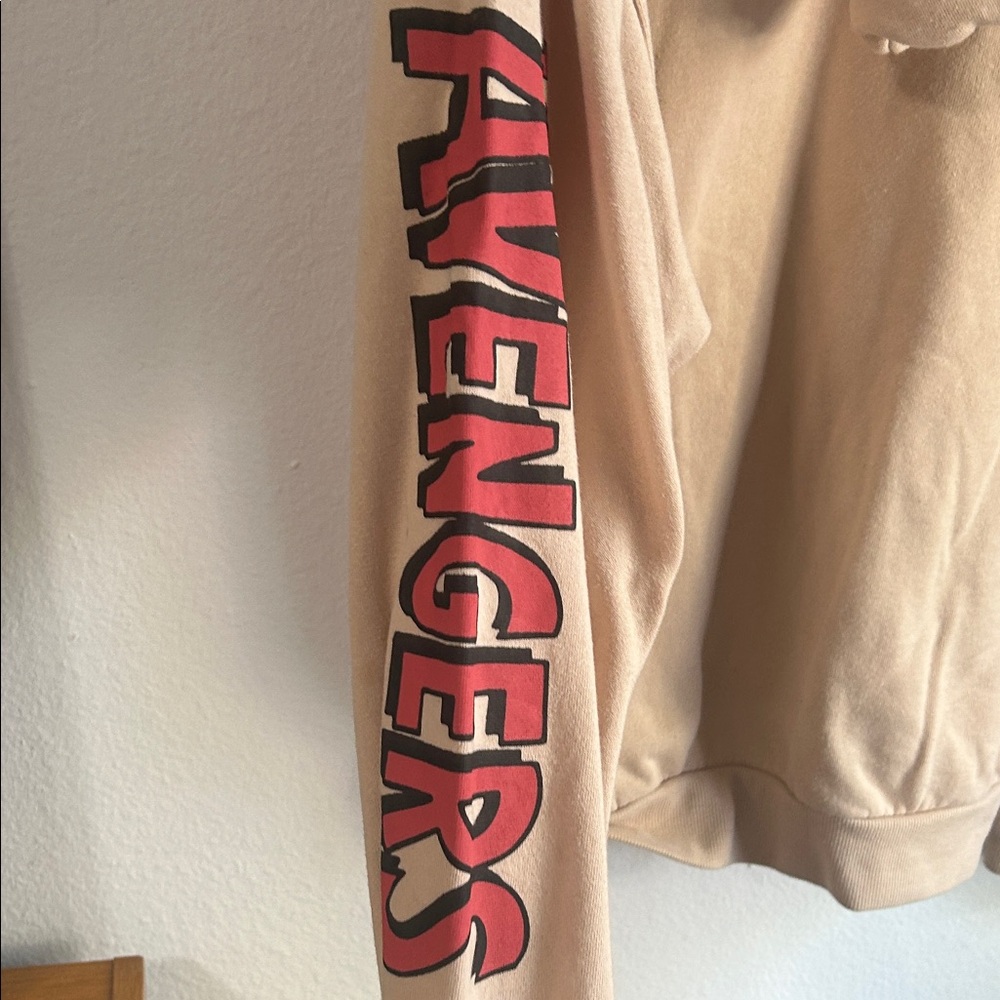 Marvel Tan Avengers Hoodie - Picture 3 of 4